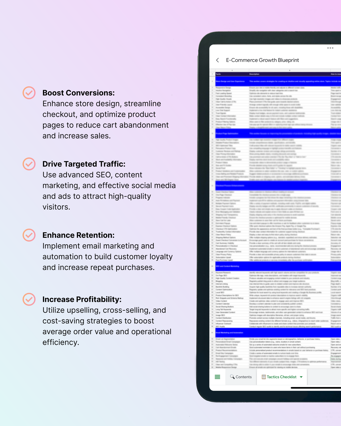 Ecommerce Growth Blueprint: 400+ proven tactics to boost sales and conversion